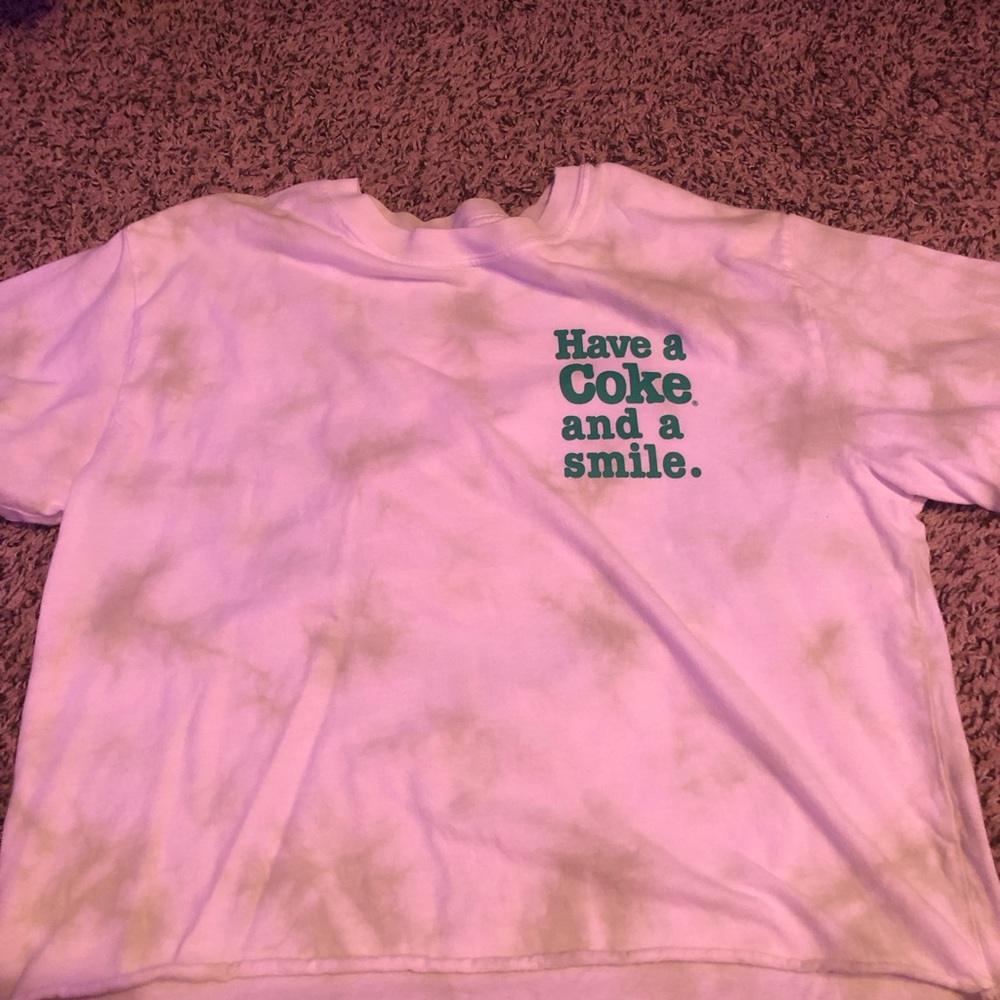 coca cola cropped tee